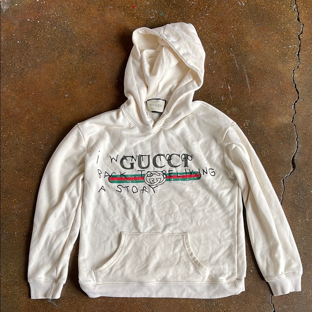 Gucci Tan Hoodie for Men size M